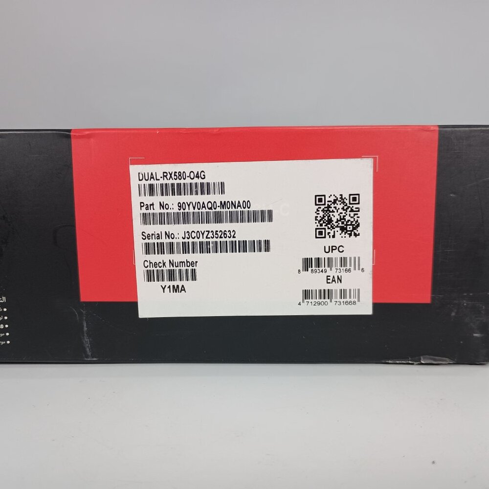 "NEW IN BOX" ASUS AMD Radeon RX 580 4GB GDDR5 Graphics Card (DUAL-RX580-O4G) - Picture 8 of 8